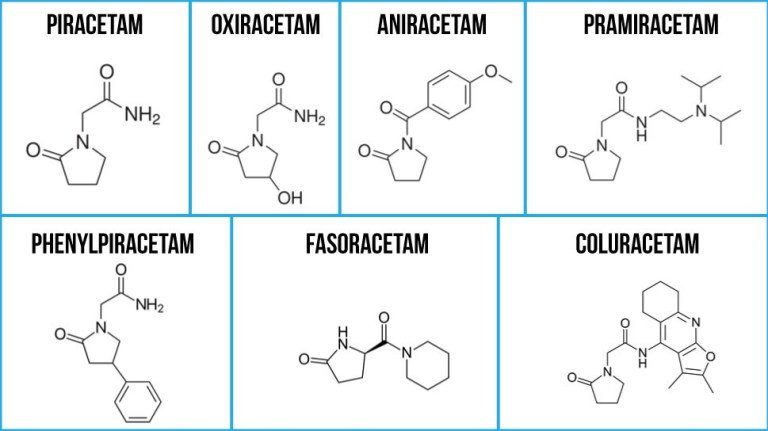 oxiracetam piracetam colouracetam
